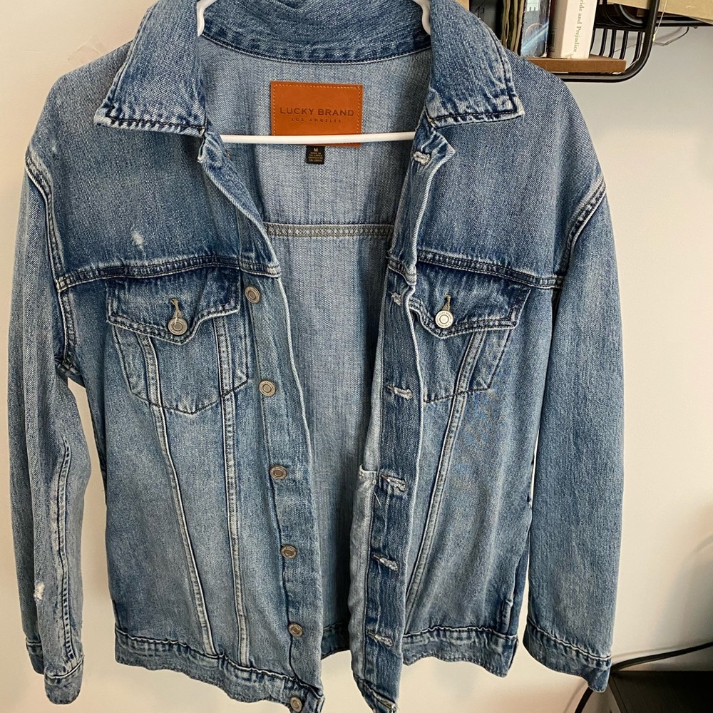 Lucky Brand Oversized Denim Jacket
